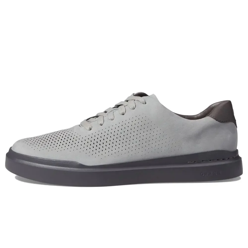 Cole Haan Men's Grandpro Rally Laser Cut Sneaker, Grey Monument, 9.5-M US